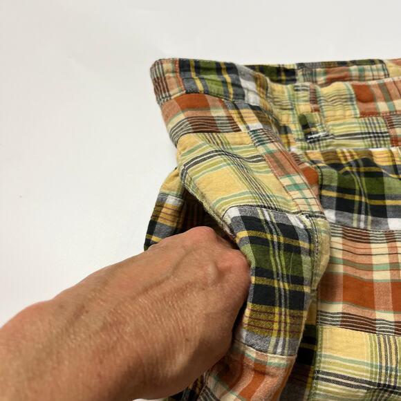 Barry Bricken‎ Plaid Madras Patchwork Shorts 42 (2637) - Picture 2 of 7